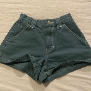 PACSUN Carpenter Shorts In A Size 22 (Teal)